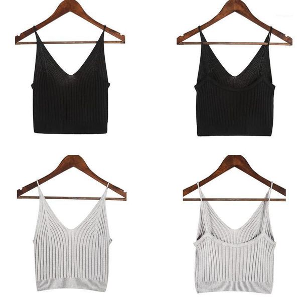 women knitted crop v-neck slim strappy vest camisole casual solid high elastic basic tank sleeveless short shirts1, White
women knitted crop v-neck slim strappy vest camisole casual solid high elastic basic tank sleeveless short shirts1, White