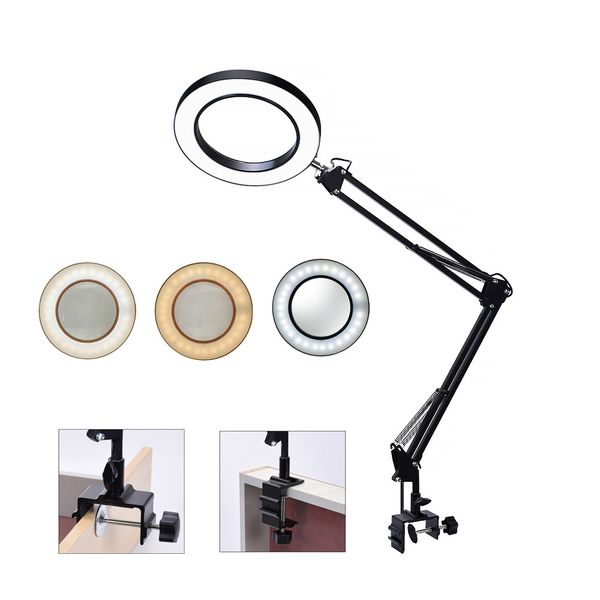 flexible desk large 5x usb led magnifying glass 3 colors illuminated magnifier lamp loupe reading/rework/soldering
flexible desk large 5x usb led magnifying glass 3 colors illuminated magnifier lamp loupe reading/rework/soldering