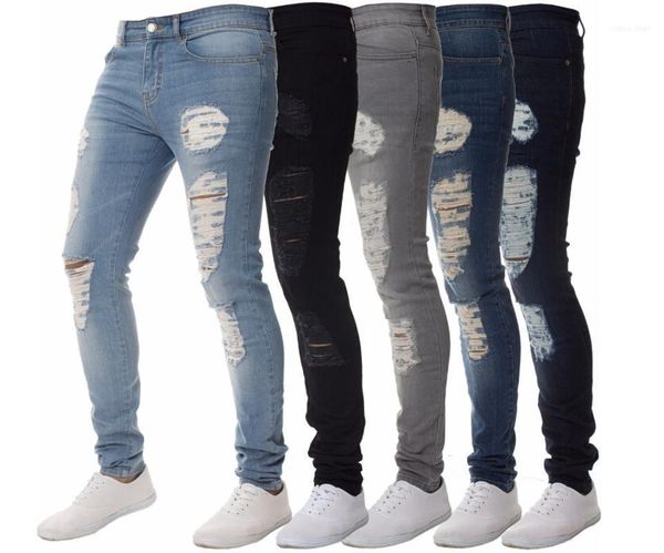 mens solid color distressed biker cool jeans fashion slim ripped washed pencil pants mens jeans male high street jeans11, Blue
mens solid color distressed biker cool jeans fashion slim ripped washed pencil pants mens jeans male high street jeans11, Blue