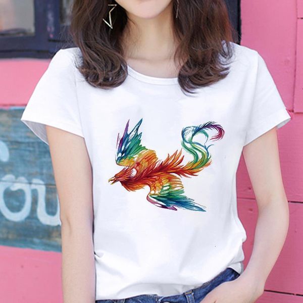 новая летняя красота phoenix print футболка повседневная белая футболка с коротким рукавом женщин графика harajuku tee tops одежда футболка, White
новая летняя красота phoenix print футболка повседневная белая футболка с коротким рукавом женщин графика harajuku tee tops одежда футболка, White