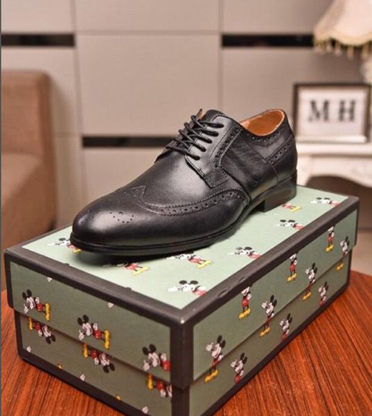 brand new leather shoes for business men oxfords driving dress italian designer office original edition shoes size 38-44, Black
brand new leather shoes for business men oxfords driving dress italian designer office original edition shoes size 38-44, Black