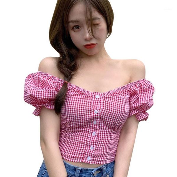 retro women summer shirts plaid print short sleeve square collar slim blouses fashion ladies bottoming shirts1, White
retro women summer shirts plaid print short sleeve square collar slim blouses fashion ladies bottoming shirts1, White