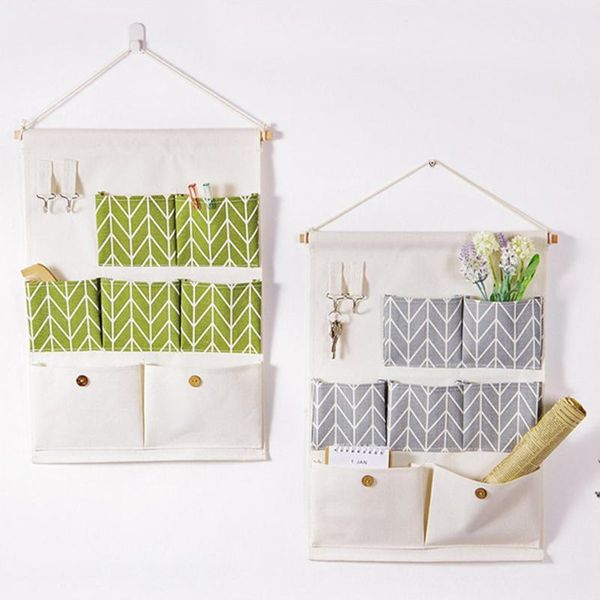storage bags wall hanging bag 7 pockets cotton wardrobe decorative small items toys holder home sundries organizer pouch 57x35cm
storage bags wall hanging bag 7 pockets cotton wardrobe decorative small items toys holder home sundries organizer pouch 57x35cm