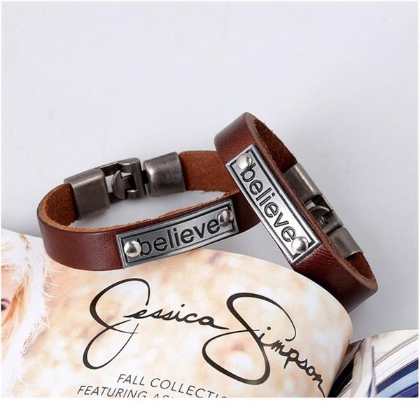eif dock couples bracelets friend women men bracelet \"believe \"pu leather fashion punk leather men's cuff bracelet jlluxp
eif dock couples bracelets friend women men bracelet \"believe \"pu leather fashion punk leather men's cuff bracelet jlluxp