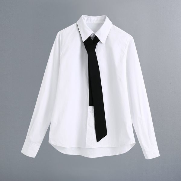 2021 new bb 2853 fall europe and the united states women's long sleeve shirt with tie 8sja, White
2021 new bb 2853 fall europe and the united states women's long sleeve shirt with tie 8sja, White
