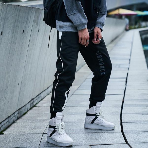 men's pants mens sweatpants joggers men fashion 2021 side striped hip hop japanese streetwear trousers korean harem, Black
men's pants mens sweatpants joggers men fashion 2021 side striped hip hop japanese streetwear trousers korean harem, Black
