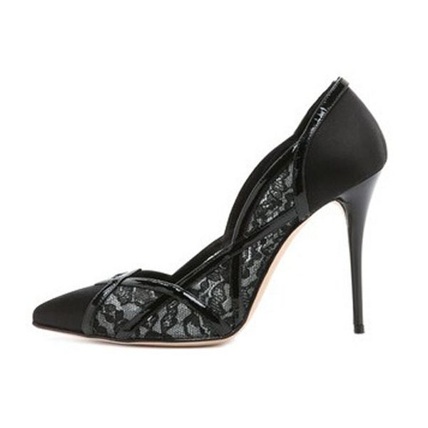 with cut floral lace handles stiletto women stilettos slide on pointed toe ladies party single high heels loop blct, Black
with cut floral lace handles stiletto women stilettos slide on pointed toe ladies party single high heels loop blct, Black