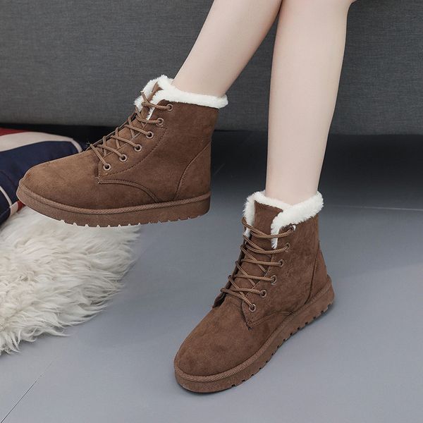 winter snow women fashion warm plush short boots lace-up cross tied heel ladies shoes boot femmes sbcb, Black
winter snow women fashion warm plush short boots lace-up cross tied heel ladies shoes boot femmes sbcb, Black