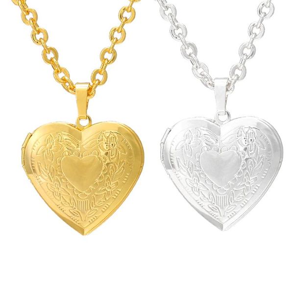 trendy vintage pure copper multilayer heart clover p locket folding necklace fashion locket pendant accessories gift, Silver
trendy vintage pure copper multilayer heart clover p locket folding necklace fashion locket pendant accessories gift, Silver