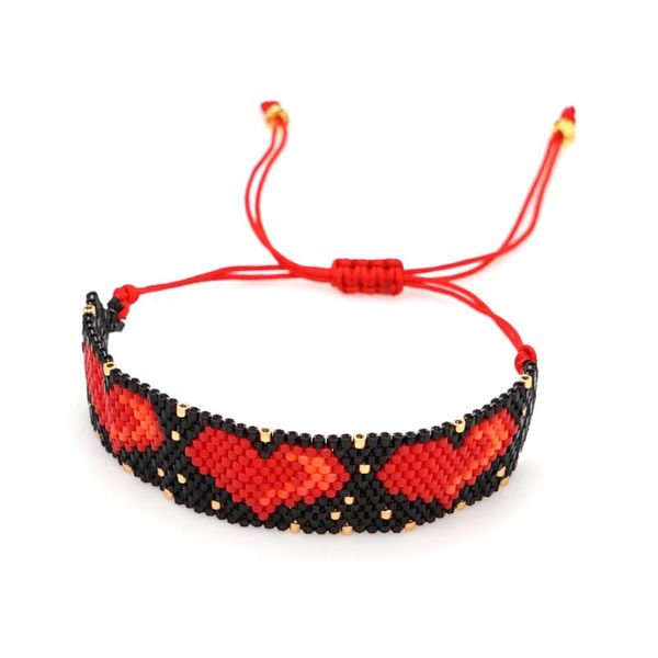 go2boho heart bracelet femme 2021 trendy red string jewelry adjustable handmade seed bead jewellery miyuki bracelets wholesale, Golden;silver
go2boho heart bracelet femme 2021 trendy red string jewelry adjustable handmade seed bead jewellery miyuki bracelets wholesale, Golden;silver