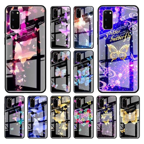 tempered glass case for samsung galaxy fe s20 ultra 5g s10e s10 s9 s8 plus hard back cover coque funda butterfly phone shell
tempered glass case for samsung galaxy fe s20 ultra 5g s10e s10 s9 s8 plus hard back cover coque funda butterfly phone shell