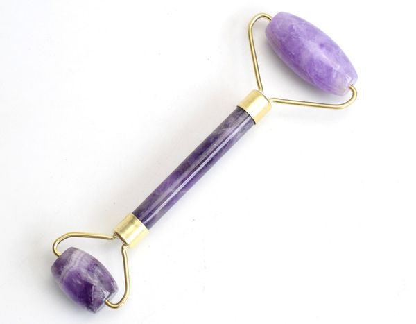 natural amethyst massage stone carved reiki factory crystal healing gua sha beauty roller facial massor stick with alloy
natural amethyst massage stone carved reiki factory crystal healing gua sha beauty roller facial massor stick with alloy