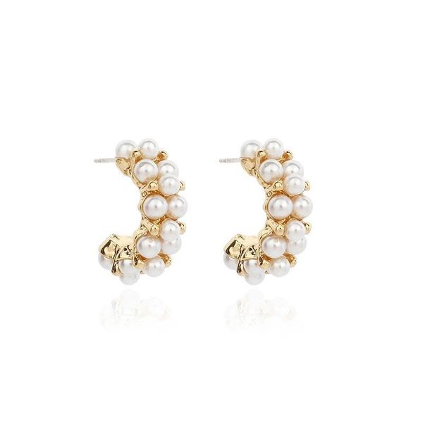 2019 new arrival earrings for women korean c-shaped earring pearl alloy stud earrings gift for girls, Golden;silver
2019 new arrival earrings for women korean c-shaped earring pearl alloy stud earrings gift for girls, Golden;silver