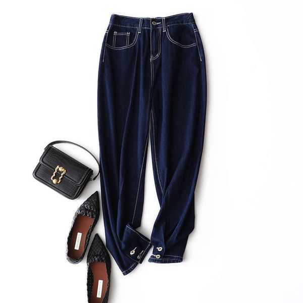 21 early spring version crazy good mz corset jeans women's waist shows thin and high loose casual dad pants, Blue
21 early spring version crazy good mz corset jeans women's waist shows thin and high loose casual dad pants, Blue