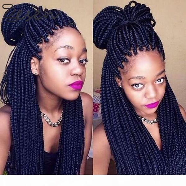 zesen braided synthetic lace front wig for women parting black ponytail crochet braid hair new style fashion
zesen braided synthetic lace front wig for women parting black ponytail crochet braid hair new style fashion