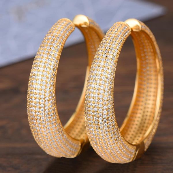 charm godki 55mm luxury round cubic zircon big statement hoop earrings for women wedding dubai bridal circle 2021, Golden
charm godki 55mm luxury round cubic zircon big statement hoop earrings for women wedding dubai bridal circle 2021, Golden