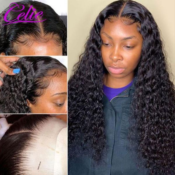 lace wigs deep wave hd transparent 5x5 closure wig 30 inch front for black women human hair, Black;brown
lace wigs deep wave hd transparent 5x5 closure wig 30 inch front for black women human hair, Black;brown