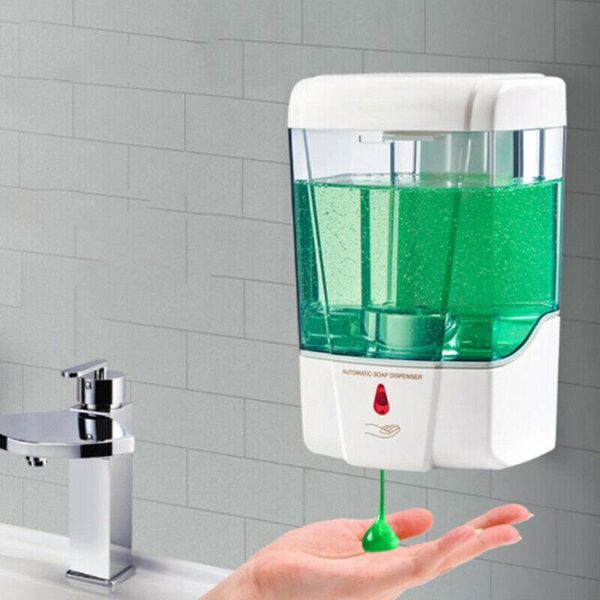 150/700ml automatic soap dispenser wall mount soap dispenser disinfectant infrared touchless automatic liquid dispensers
150/700ml automatic soap dispenser wall mount soap dispenser disinfectant infrared touchless automatic liquid dispensers