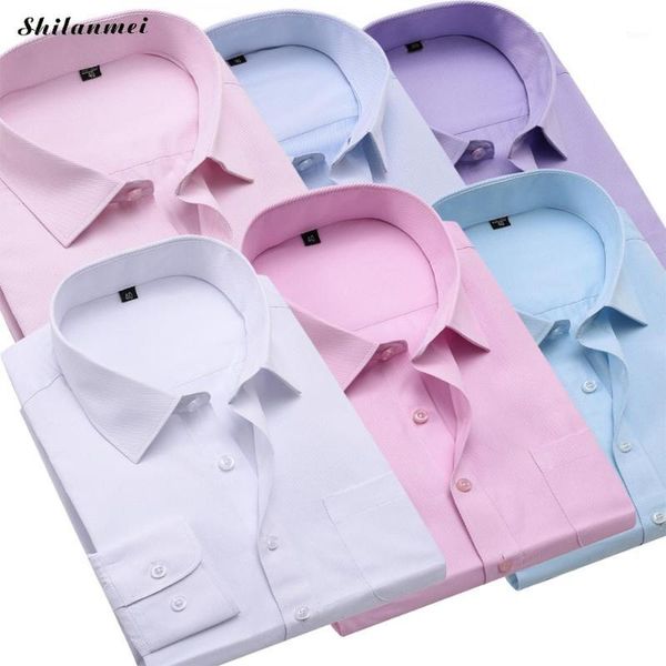 2018 men dress shirt long sleeve slim brand man shirts designer solid male clothing fit business shirts 4xl1, White;black
2018 men dress shirt long sleeve slim brand man shirts designer solid male clothing fit business shirts 4xl1, White;black