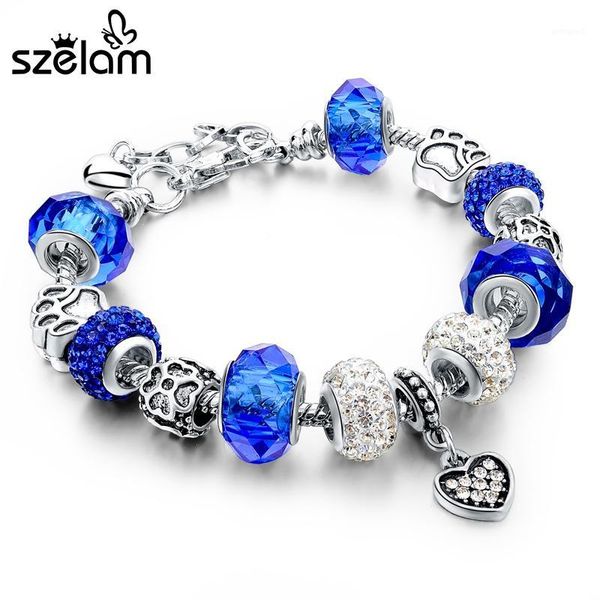 charm bracelets szelam brand 2021 women's diy crystal & bangles jewellery pulsera braceket for gift women sbr1502711, Golden;silver
charm bracelets szelam brand 2021 women's diy crystal & bangles jewellery pulsera braceket for gift women sbr1502711, Golden;silver