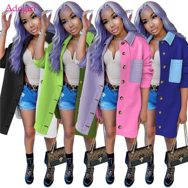 women's wool & blends adogirl 2021 winter color patchwork oversize shirt jacket women brushed double-sided woolen coat fashion casual c, Black
women's wool & blends adogirl 2021 winter color patchwork oversize shirt jacket women brushed double-sided woolen coat fashion casual c, Black