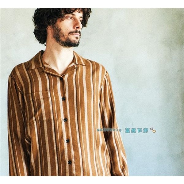 japanese autumn/winter new men's yarn dyed cotton textured stripe high-grade mottled long-sleeved pants home wear pajamas suit, Black;brown
japanese autumn/winter new men's yarn dyed cotton textured stripe high-grade mottled long-sleeved pants home wear pajamas suit, Black;brown