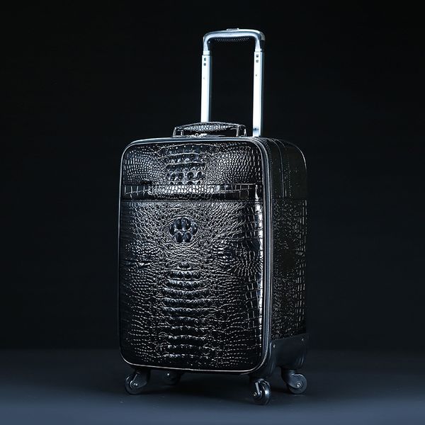luggage real crocodile trunk valise tote duffle suitcase carry travel leather rolling luggage bags hand black brwon can custom 360wheels hor
luggage real crocodile trunk valise tote duffle suitcase carry travel leather rolling luggage bags hand black brwon can custom 360wheels hor