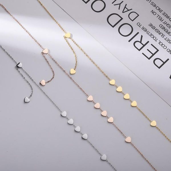 pendant necklaces elegant love heart choker necklace women accesorios mujer, cute rose gold color stainless steel collier femme jewelry, Silver
pendant necklaces elegant love heart choker necklace women accesorios mujer, cute rose gold color stainless steel collier femme jewelry, Silver