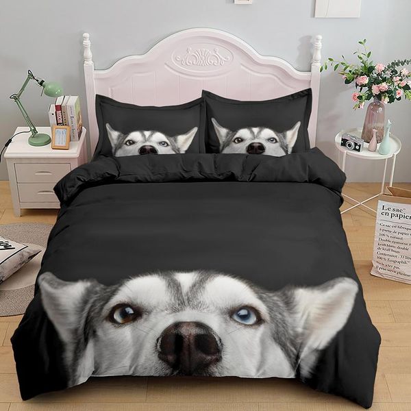 3d cute dog bedding set pet dogs animal printed bed covers single double king size duvet cover sets bedclothes
3d cute dog bedding set pet dogs animal printed bed covers single double king size duvet cover sets bedclothes
