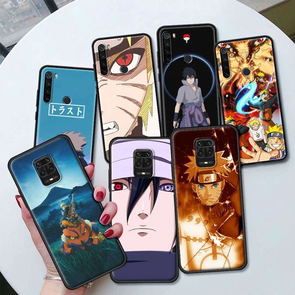 redmi note 9s 8t 8 7 6 9a 9c 9i 8a 7a 6a k30 pro 4g mobile case, black silicone case, assist naruto