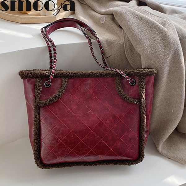 hbp smooza female 2020 new crossbody bag lamb hair texture soft fashion shoulder bag chain lozenge patten famous handbags and purse
hbp smooza female 2020 new crossbody bag lamb hair texture soft fashion shoulder bag chain lozenge patten famous handbags and purse
