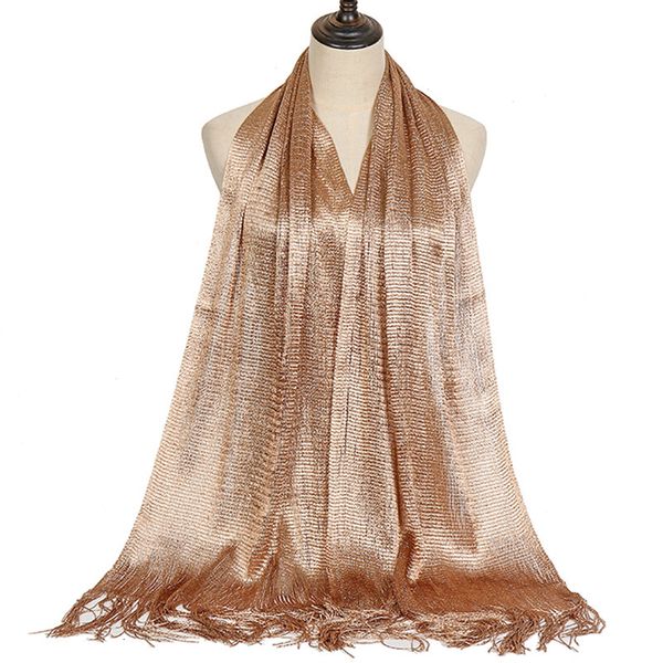 2020 plain lurex polyester scarf glitter tassel shawl female shimmer scarves muslim women hijab stoles girls large size headband, Blue;gray
2020 plain lurex polyester scarf glitter tassel shawl female shimmer scarves muslim women hijab stoles girls large size headband, Blue;gray