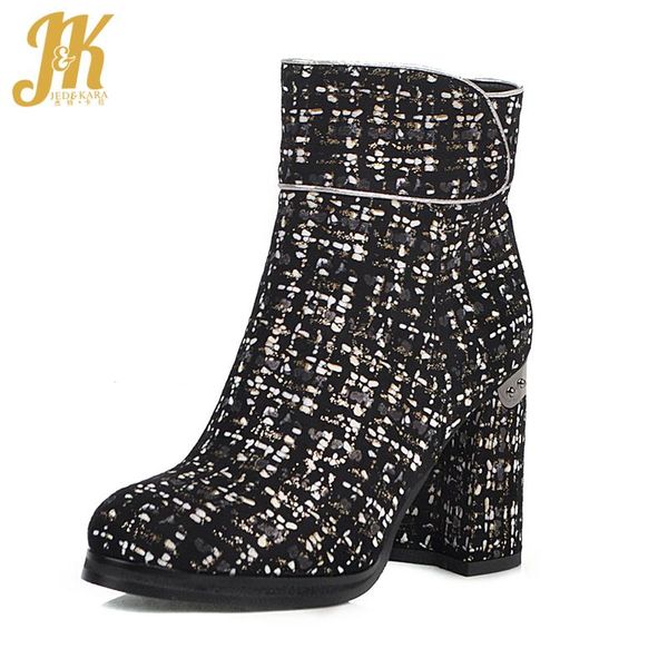 boots jk mixed color women ankle thick platform square heel high shoes non slip zip fashion bootie casual simple short boot, Black
boots jk mixed color women ankle thick platform square heel high shoes non slip zip fashion bootie casual simple short boot, Black