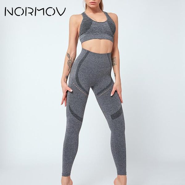 normov woman seamless yoga sets sports suit workout 6 color running high waist gym tights leggings+ women sports bra c0123, Gray
normov woman seamless yoga sets sports suit workout 6 color running high waist gym tights leggings+ women sports bra c0123, Gray