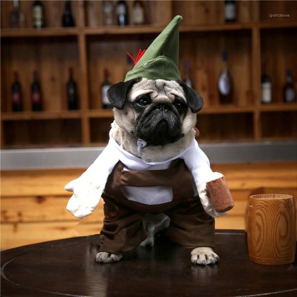 dog apparel funny pet clothes cat beer waiter cosplay costume set halloween dressing up party xmas year for cats #1
dog apparel funny pet clothes cat beer waiter cosplay costume set halloween dressing up party xmas year for cats #1