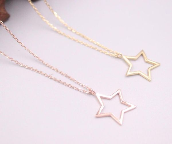 chains pure 925 sterling silver necklace 16x16mm overgild small hollow star pendant rolo link chain 17.71"l for woman
chains pure 925 sterling silver necklace 16x16mm overgild small hollow star pendant rolo link chain 17.71"l for woman