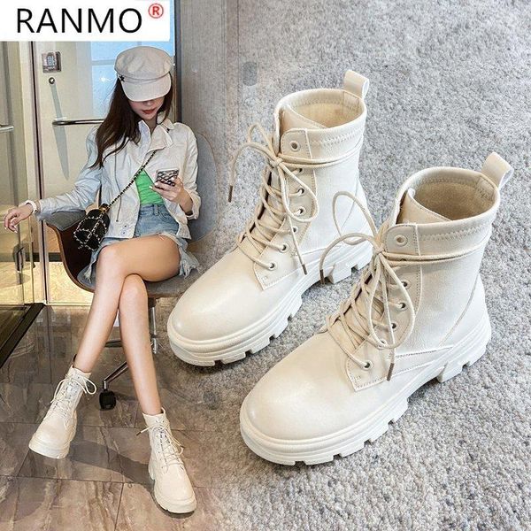2020 new winter women's boots fashion lace-up square heel calf boots round toe low heel casual women's zapatos de mujer, Black
2020 new winter women's boots fashion lace-up square heel calf boots round toe low heel casual women's zapatos de mujer, Black