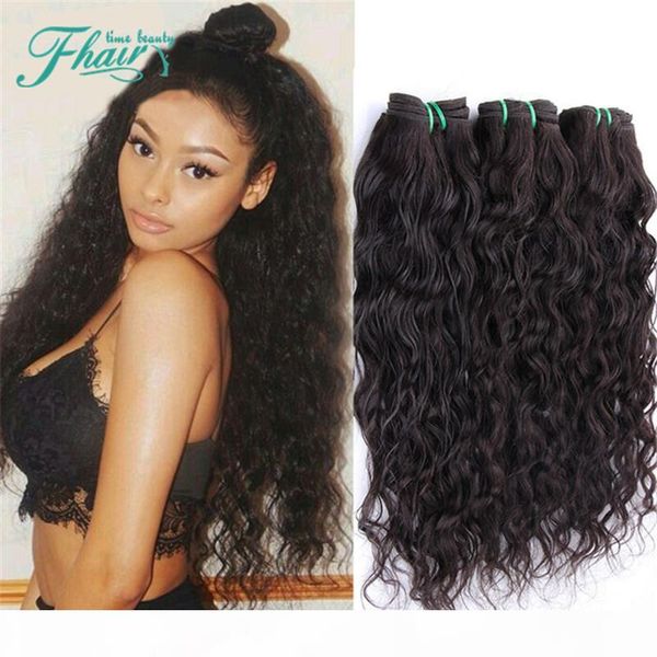 indian hair water wave 3 bundles wet wavy 1b natural color wave soft and thick 100% unprocessed 10-30" inch ing, Black
indian hair water wave 3 bundles wet wavy 1b natural color wave soft and thick 100% unprocessed 10-30" inch ing, Black