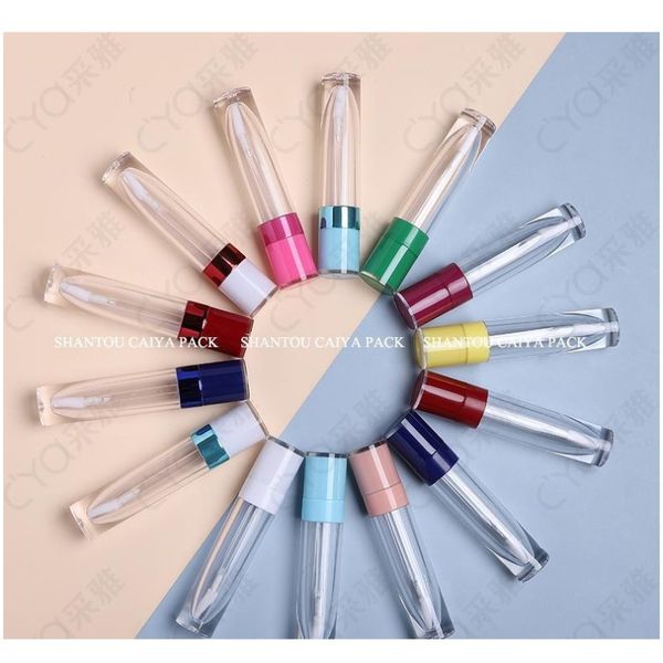 cosmetic packaging 8ml yellow nude blue white custom empty lip gloss tubes container with wands
cosmetic packaging 8ml yellow nude blue white custom empty lip gloss tubes container with wands