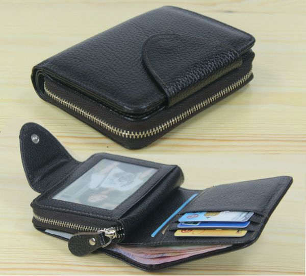 men's leather wallets genuine male purse zip around short cash bag holding the black vertical money, Red;black
men's leather wallets genuine male purse zip around short cash bag holding the black vertical money, Red;black