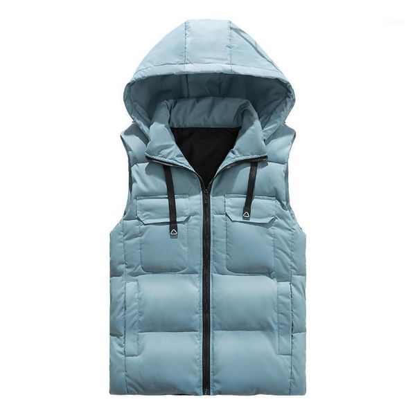 men's vests hooded removable vest men winter fashion thicken warm cotton-padded solid color big pockets waistcoat 4xl 5xl blue yellow c, Black;white
men's vests hooded removable vest men winter fashion thicken warm cotton-padded solid color big pockets waistcoat 4xl 5xl blue yellow c, Black;white