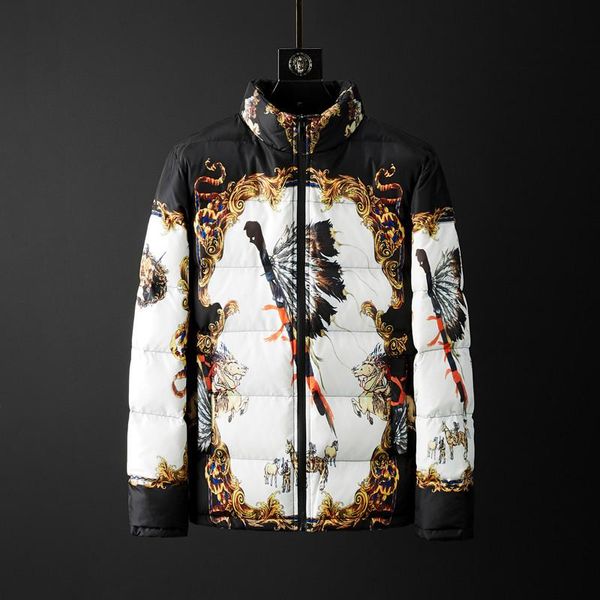 fashion winter down jacket 2020 new designer winter jacket personality printing men's parka coat men's outdoor stand-up collar win, Black
fashion winter down jacket 2020 new designer winter jacket personality printing men's parka coat men's outdoor stand-up collar win, Black