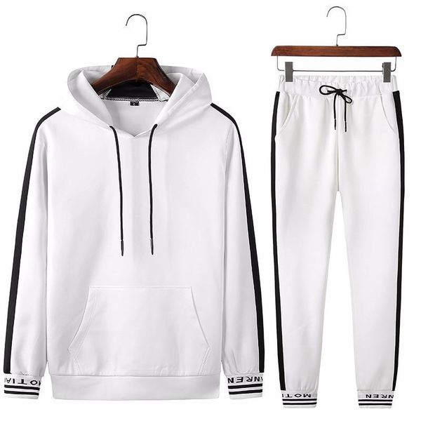 spring autumn sportswear fitness tracksuit men hoodies black and white sets casual mens clothing 2 pc sweatshirt+sweatpants, Gray
spring autumn sportswear fitness tracksuit men hoodies black and white sets casual mens clothing 2 pc sweatshirt+sweatpants, Gray