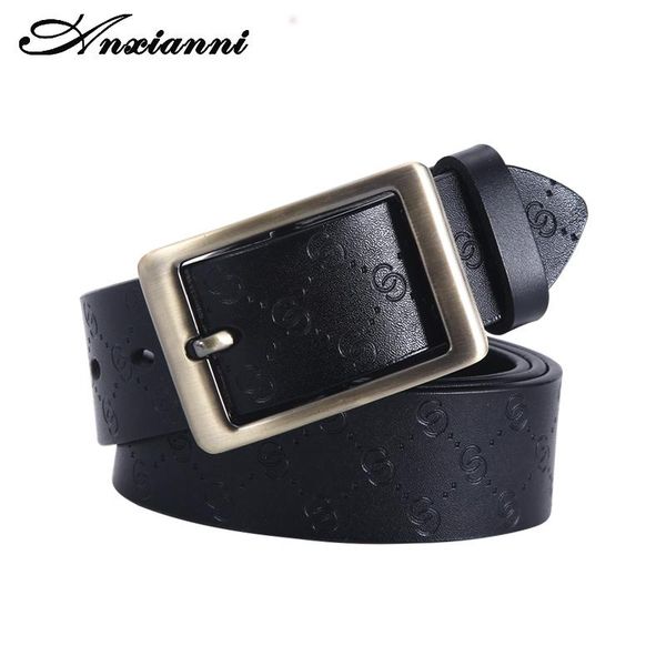 belts men's suit leather belt natural pin buckle casual business for men 130cm long, Black;brown
belts men's suit leather belt natural pin buckle casual business for men 130cm long, Black;brown