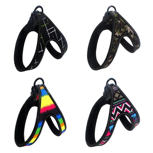 no-pull reflective pet dog vest harness collar small medium large dog printed harnesses puppy outdoor travel training walking
no-pull reflective pet dog vest harness collar small medium large dog printed harnesses puppy outdoor travel training walking