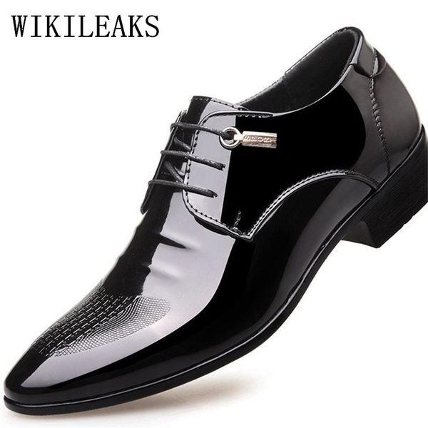 dress shoes formal wedding mens pointed toe 2021 designer oxford for men italy sapato masculino, Black
dress shoes formal wedding mens pointed toe 2021 designer oxford for men italy sapato masculino, Black