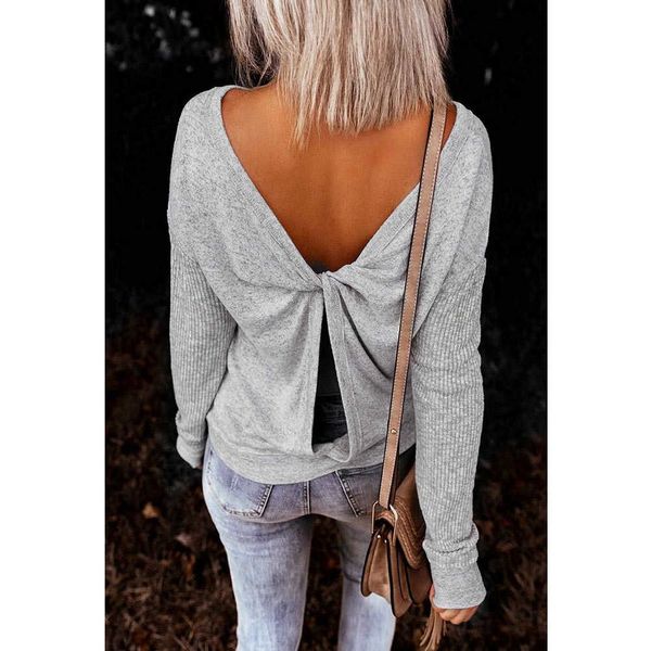 autumn loose knitted tshirt back v t shirt women clothing casual long sleeve knitwear women's top, White
autumn loose knitted tshirt back v t shirt women clothing casual long sleeve knitwear women's top, White
