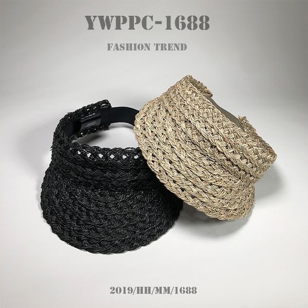 women summer outdoor beach fashion cap hats sunhat sun hats for women chapeau femme empty roof straw weaving pure handwork y200602, Blue;gray
women summer outdoor beach fashion cap hats sunhat sun hats for women chapeau femme empty roof straw weaving pure handwork y200602, Blue;gray