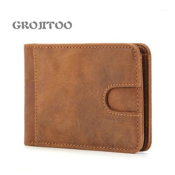 grojitoo rfid men's genuine leather wallet gold clip fashion thin cowhide coin purse new1, Red;black
grojitoo rfid men's genuine leather wallet gold clip fashion thin cowhide coin purse new1, Red;black