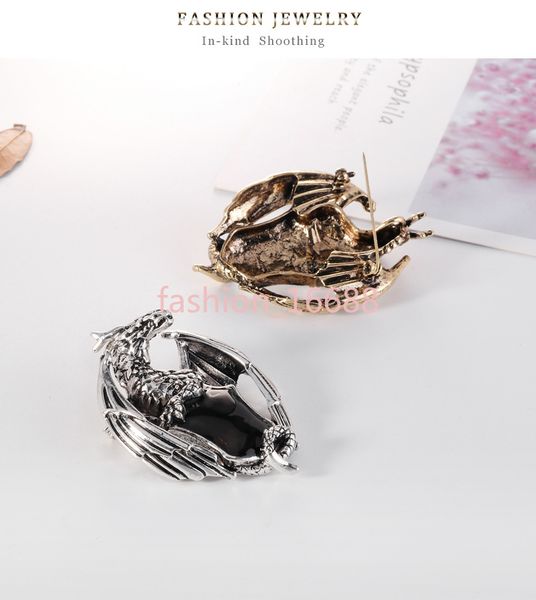 retro trend dragon brooch alloy oil dripping animal exaggerated brooch european and american fashion creative pin manufacturers direct sales, Gray
retro trend dragon brooch alloy oil dripping animal exaggerated brooch european and american fashion creative pin manufacturers direct sales, Gray